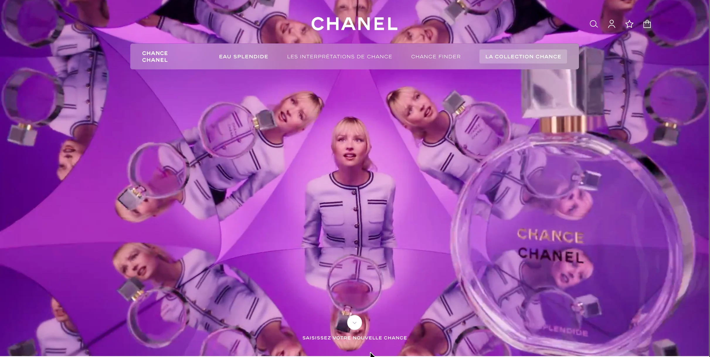 Chanel Chance — campagne interactive multi-vues