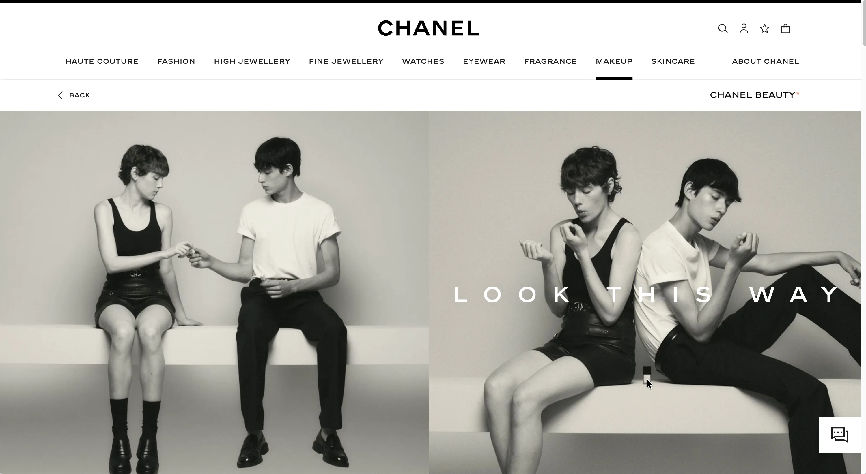 Chanel Look This Way — expérience éditoriale