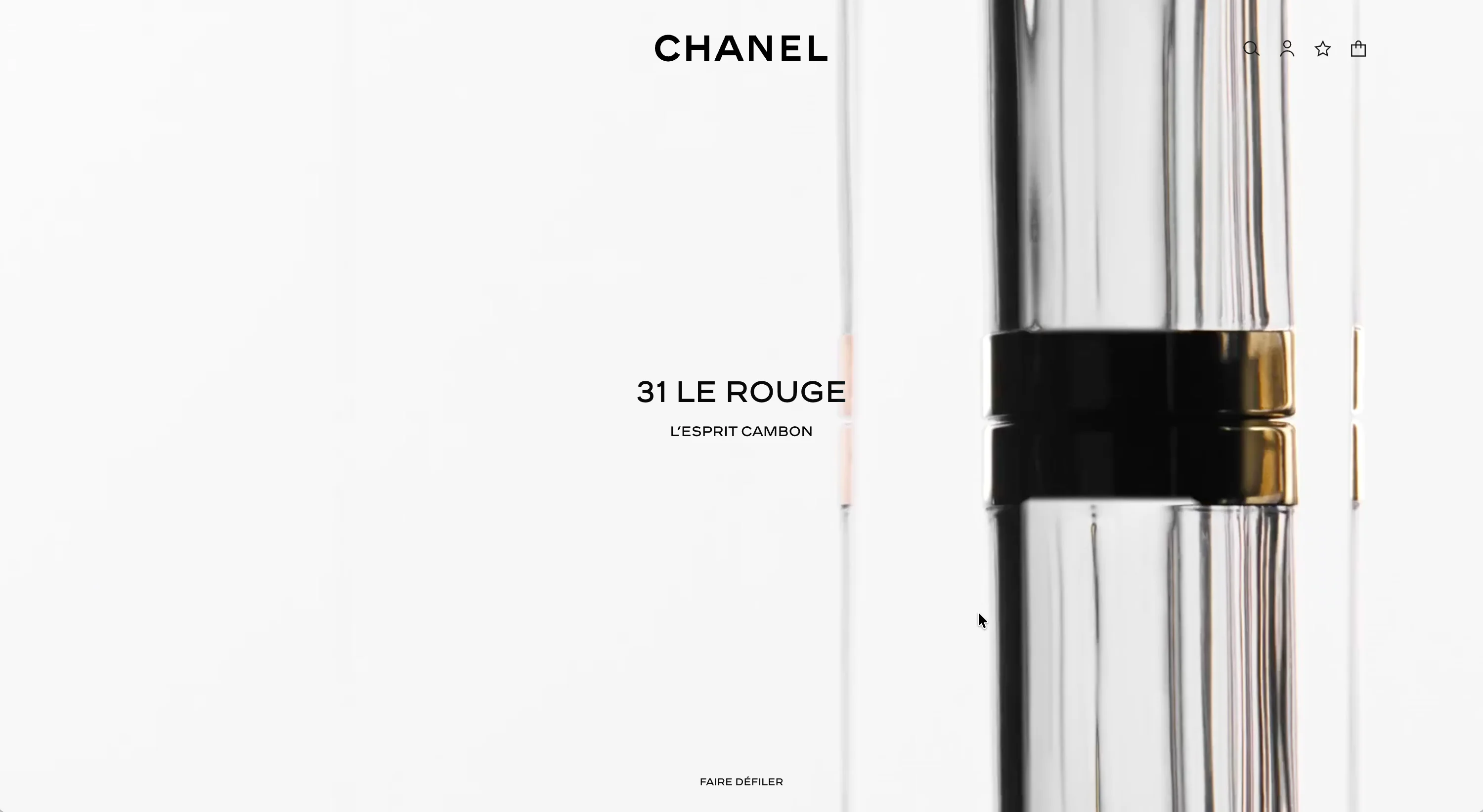 Chanel 31 Le Rouge — campagne maquillage